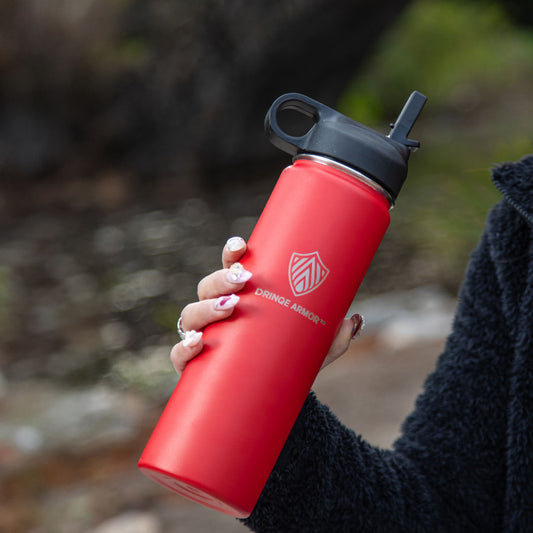 24oz Stainless Steel Bottles by DRINQE ARMOR (2 Pack)